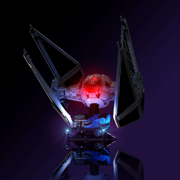 LMB 2.0 Version - LED-​Beleuchtungs-​​​​​Set für LEGO® Star Wars Tie Interceptor #75382